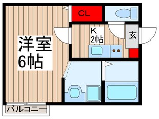 ラルース春日部の物件間取画像